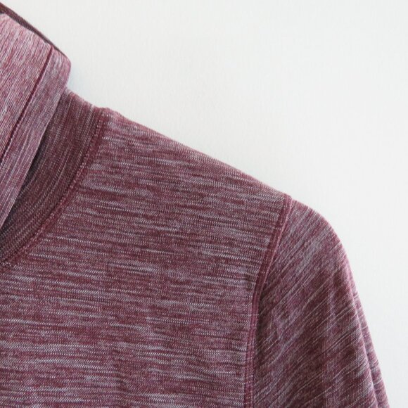 LULULEMON Woolly Wonder Turtleneck Top in Dark Adobe / White Wool - Size US 6 - Picture 5 of 14